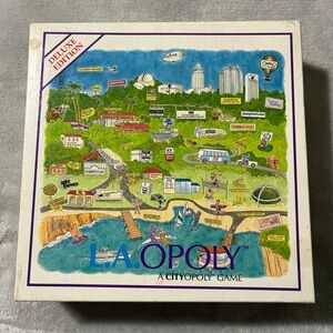 Vintage L.A.OPOLY Board Game By Cityopoly - Deluxe Edition - 1990 Collector